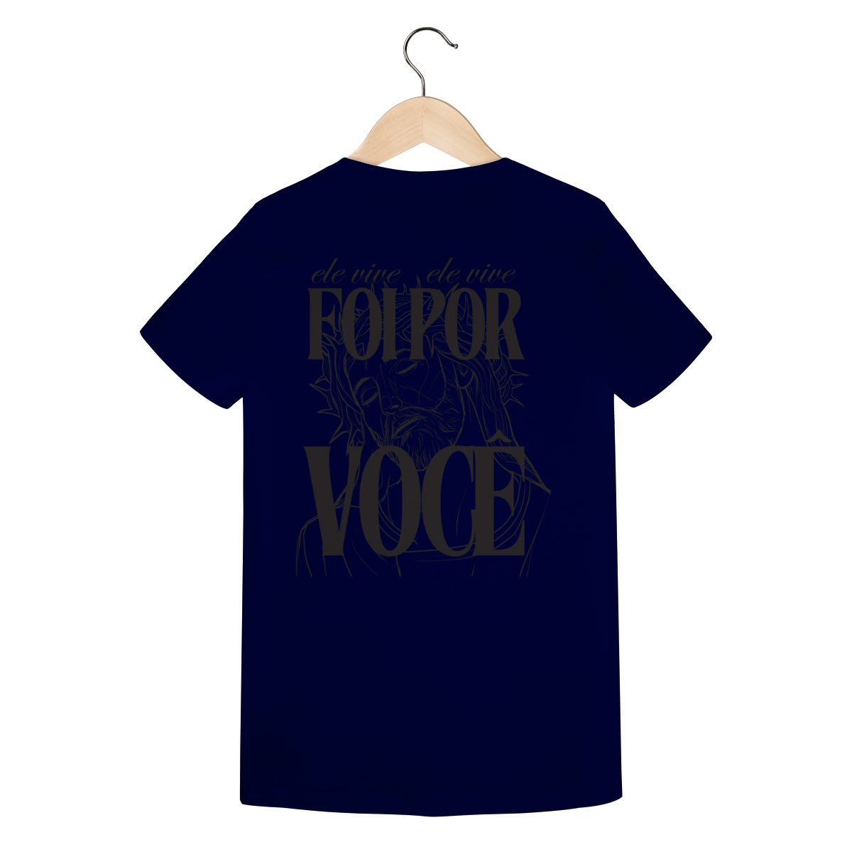 Camiseta Feminina Estampada - Estampa de Jesus