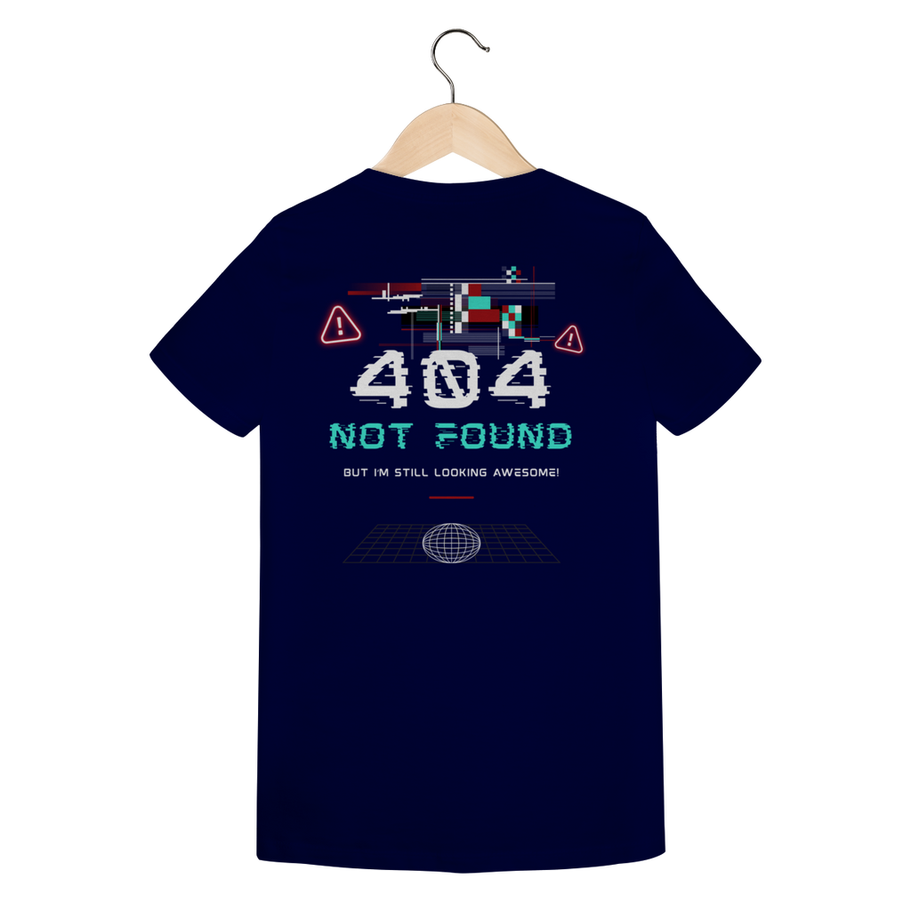 Camiseta Feminina Estampada - Estampa erro 404