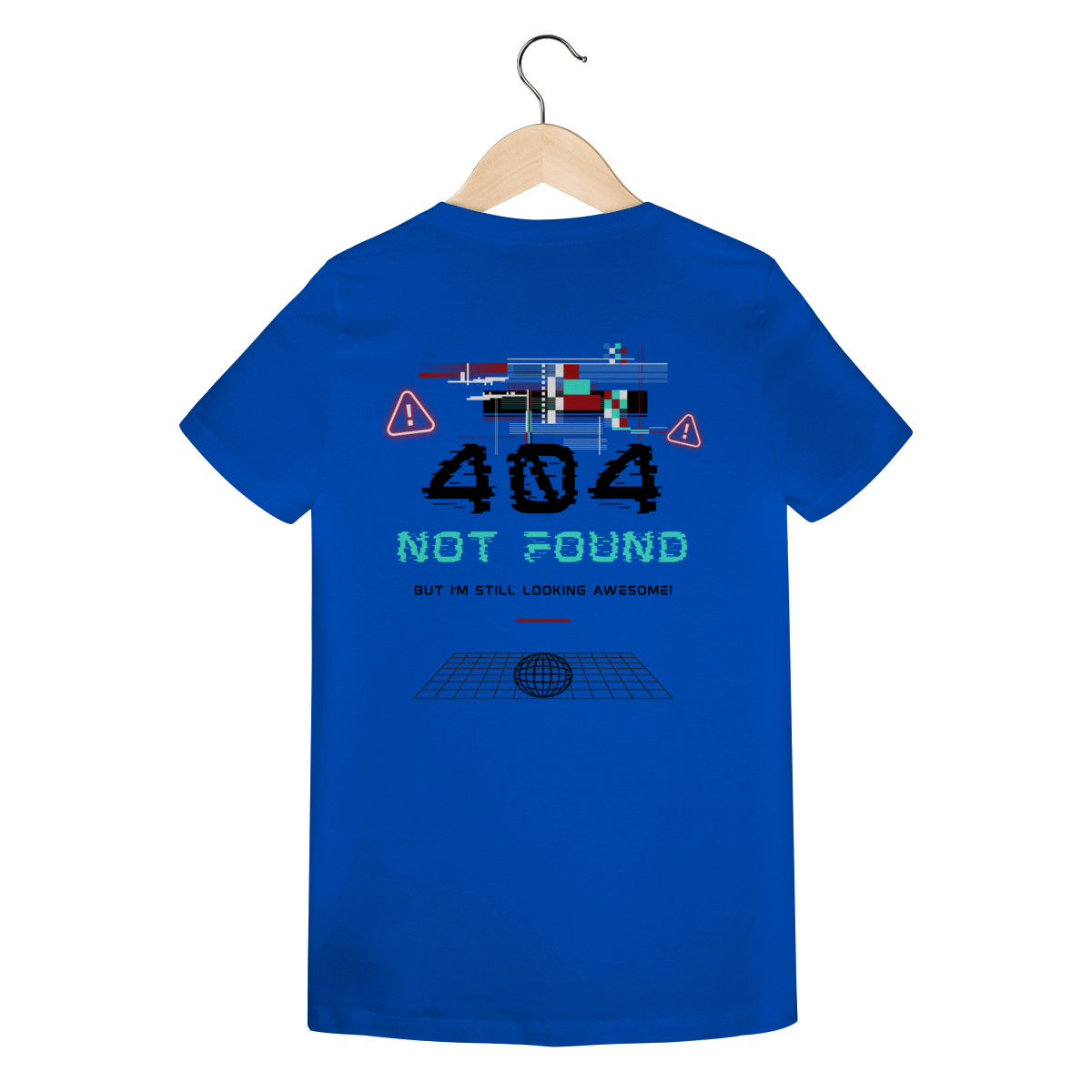 Camiseta Feminina Estampada - Estampa erro 404