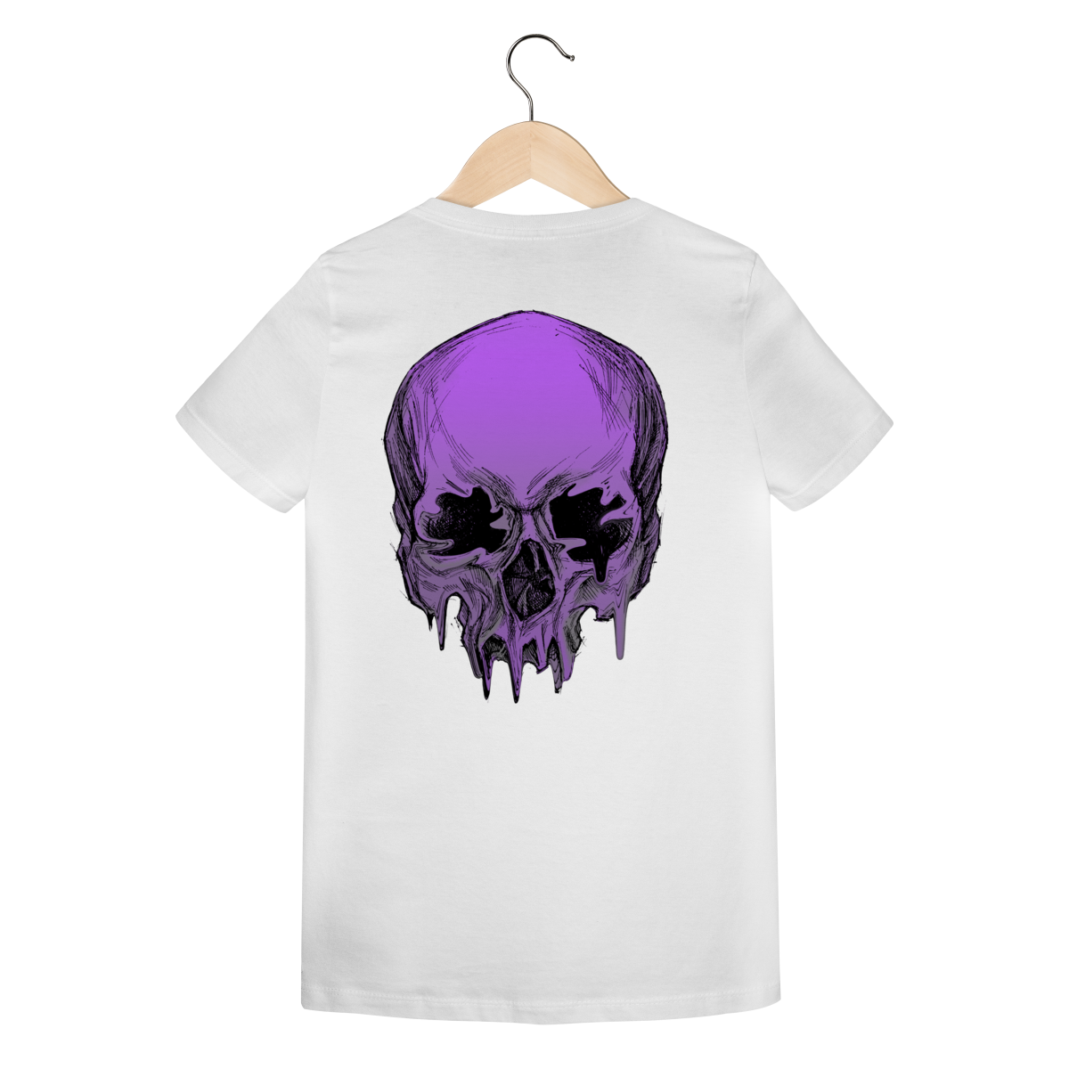 Camiseta Feminina Estampada - Estampa Caveira