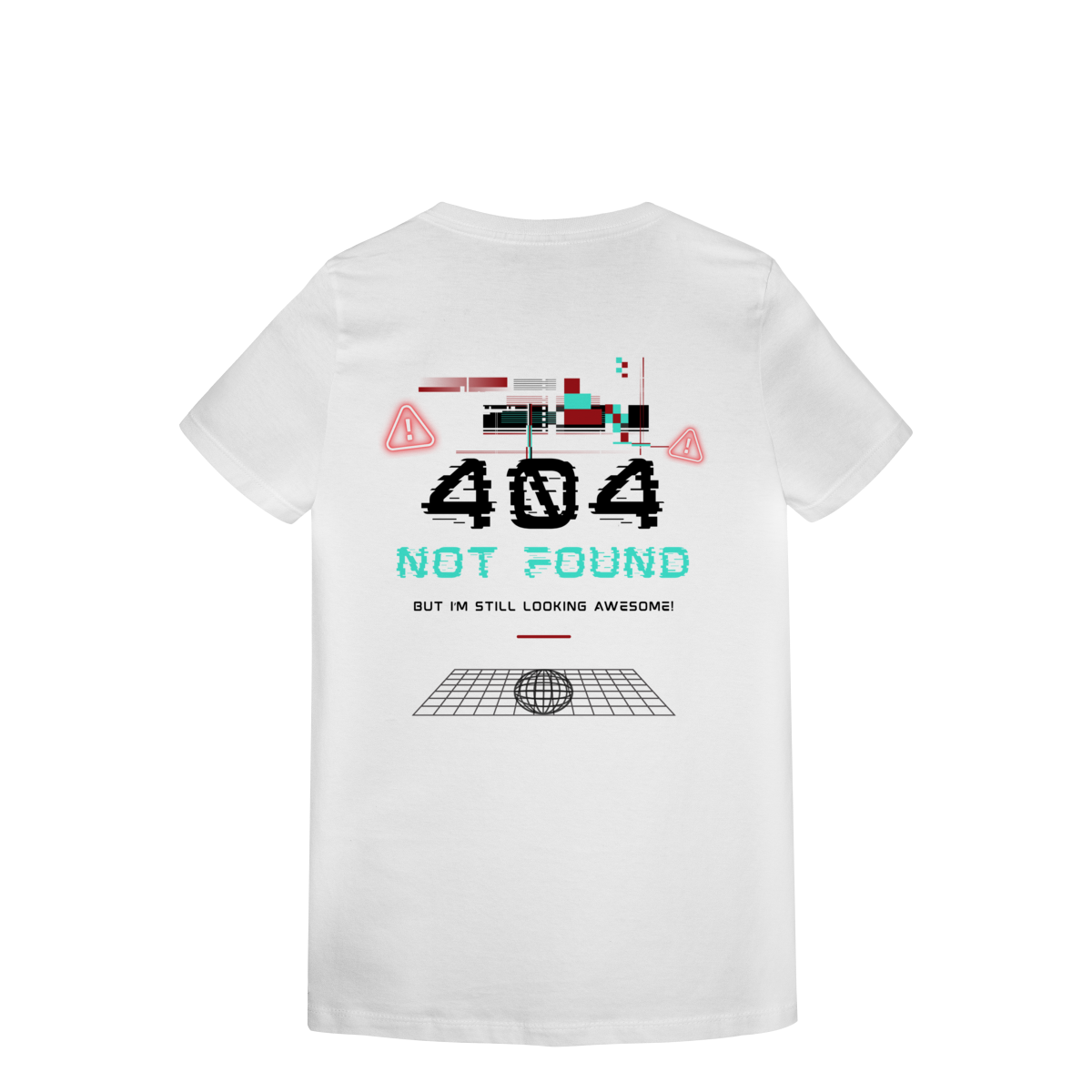 Camiseta Feminina Estampada - Estampa erro 404
