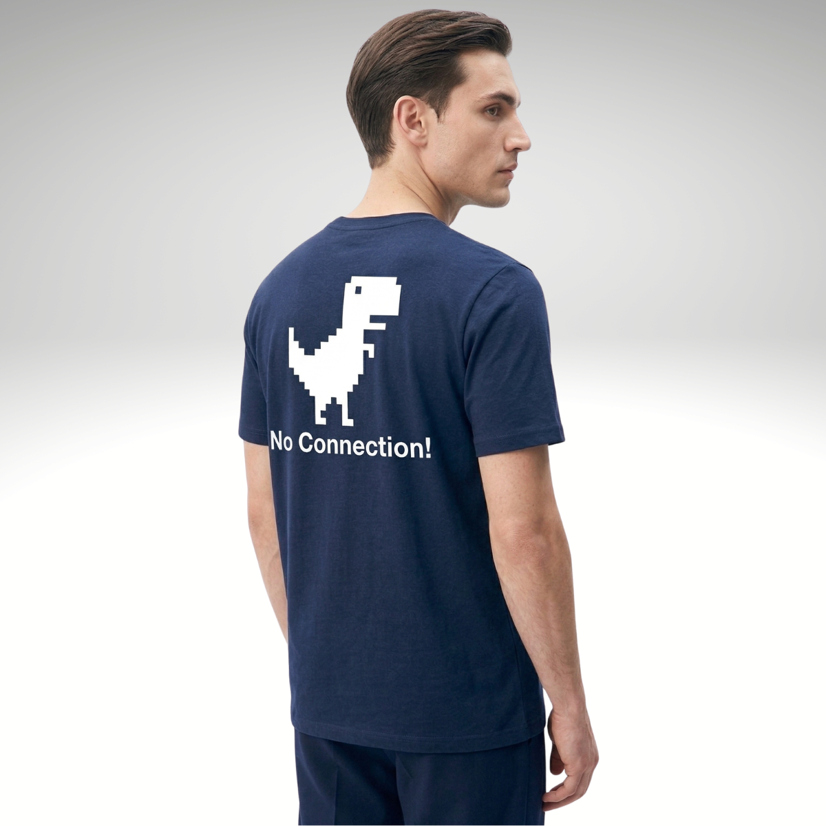 Camiseta de Algodão Estampada - Estampa no Connection