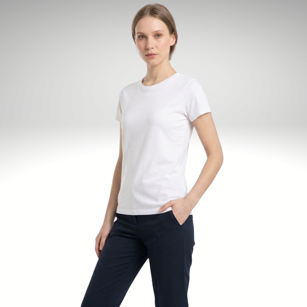 Camiseta Feminina Estampada - Estampa Esqueleto