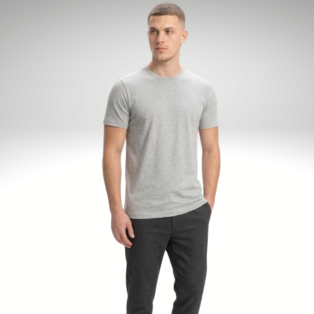 Camiseta de Algodão Estampada - Estampa Esqueleto