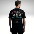 Camiseta de Algodão Estampada - Estampa erro 404