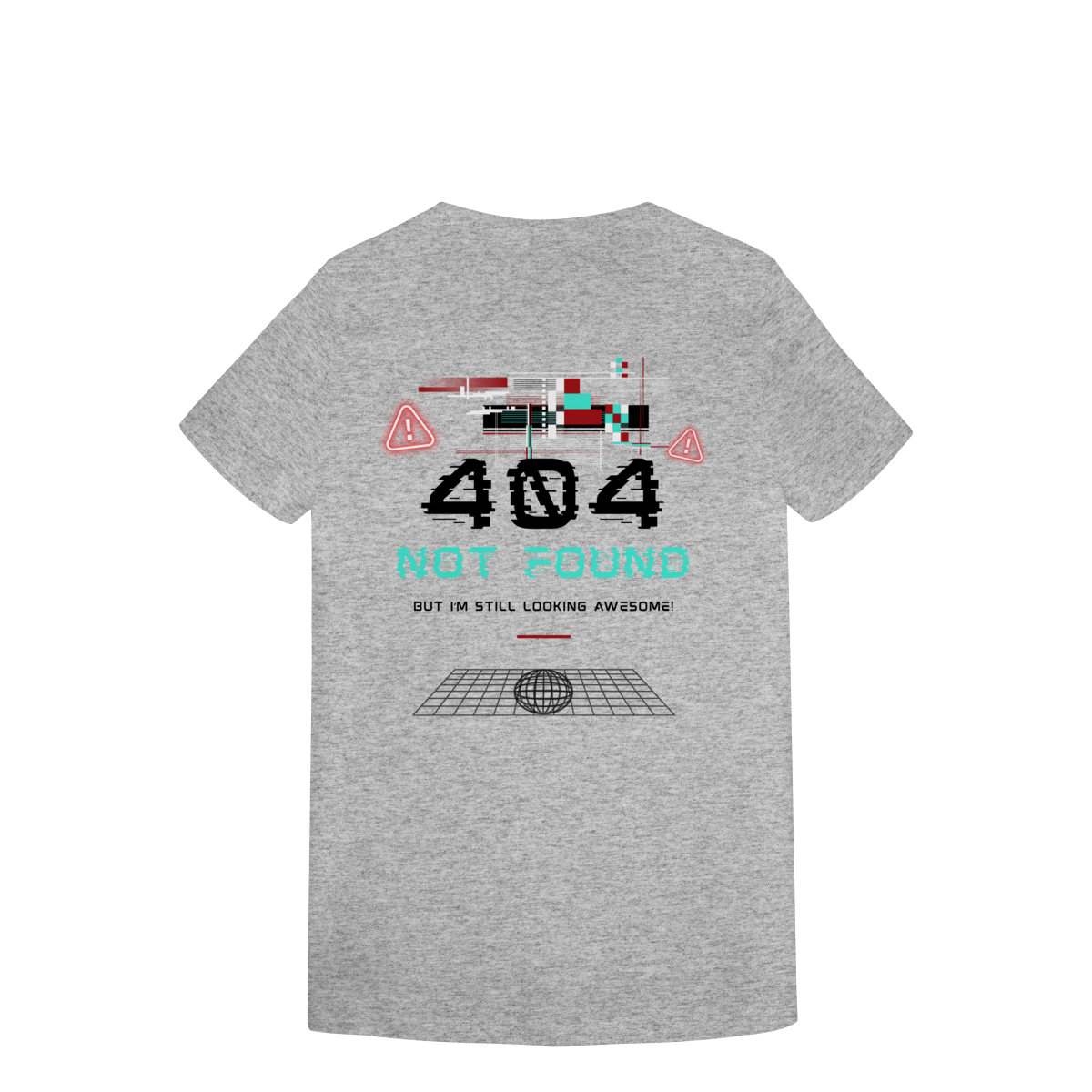 Camiseta Feminina Estampada - Estampa erro 404