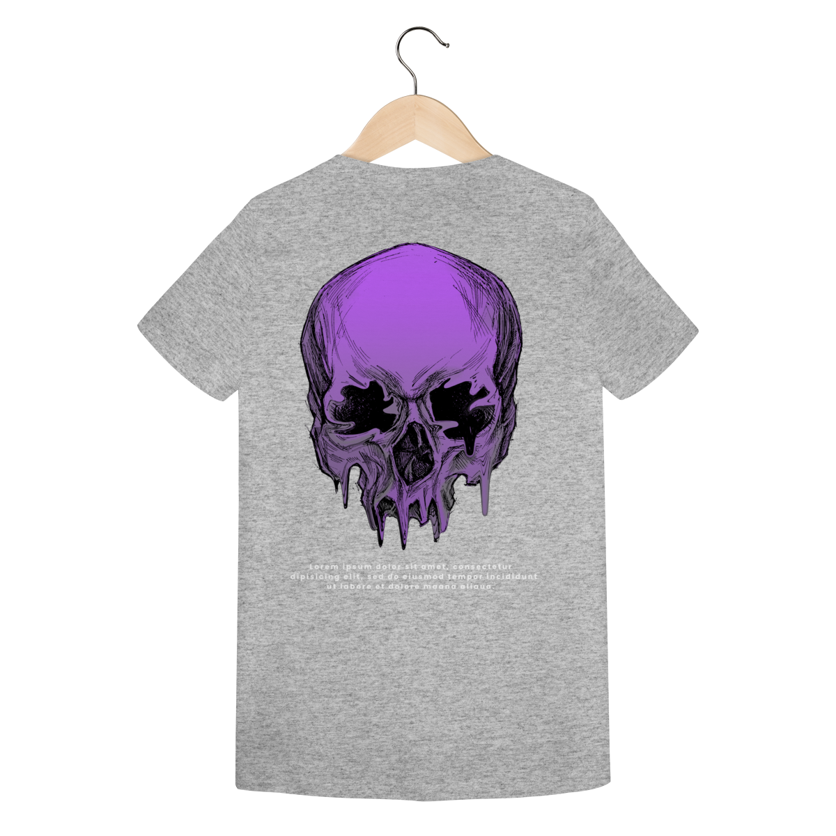 Camiseta Feminina Estampada - Estampa Caveira