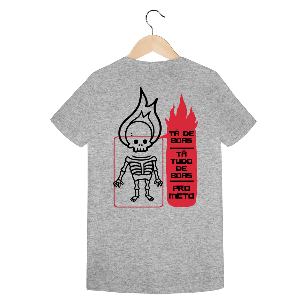 Camiseta Feminina Estampada - Estampa Esqueleto