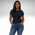 Kit 3 Camiseta Premium Feminina - Algodão Egípcio