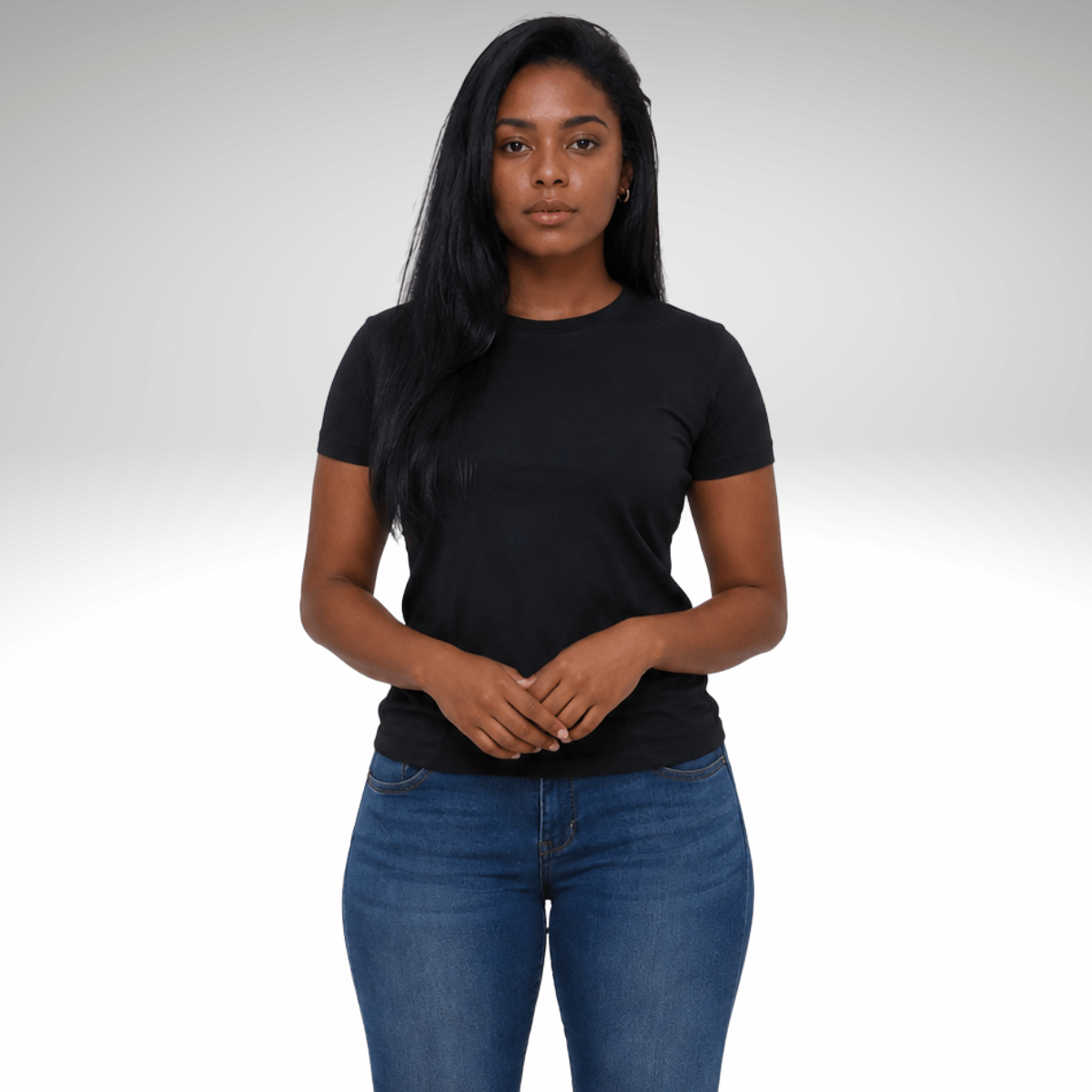 Kit 3 Camiseta Premium Feminina - Algodão Egípcio