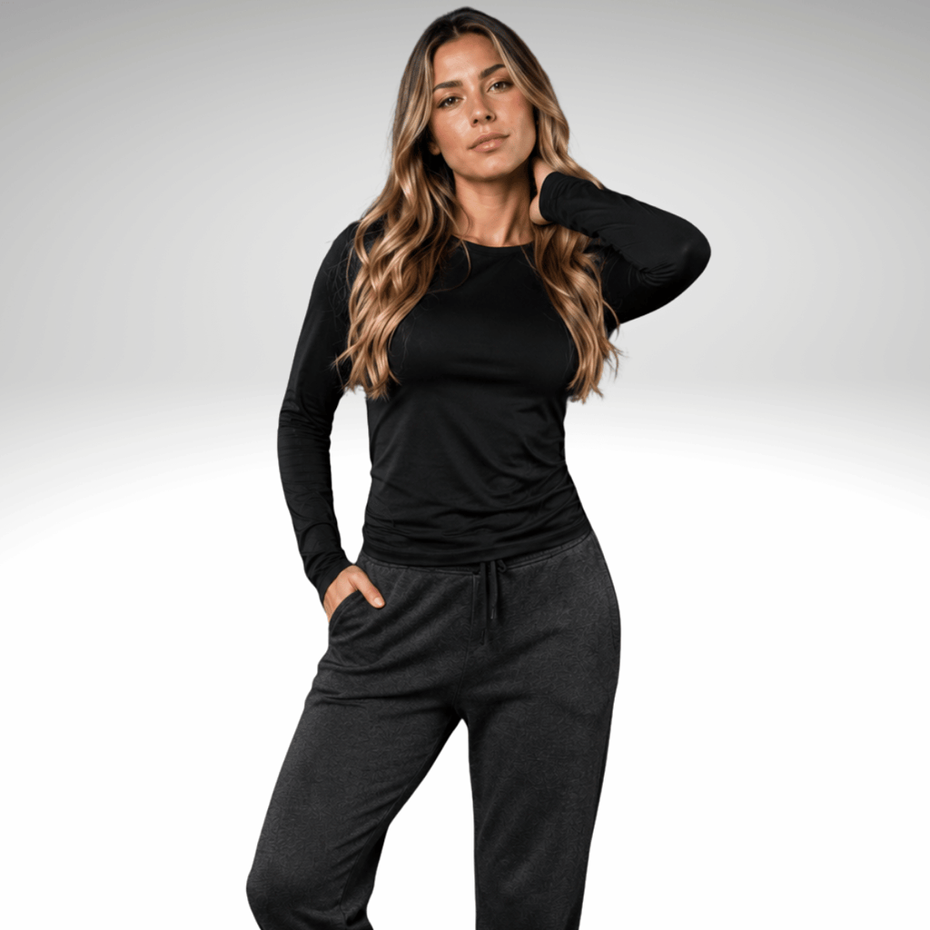 Camisa Esportiva Manga Longa Feminina Suozt UV50+