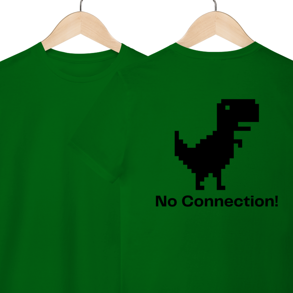 Camiseta de Algodão Estampada - Estampa no Connection