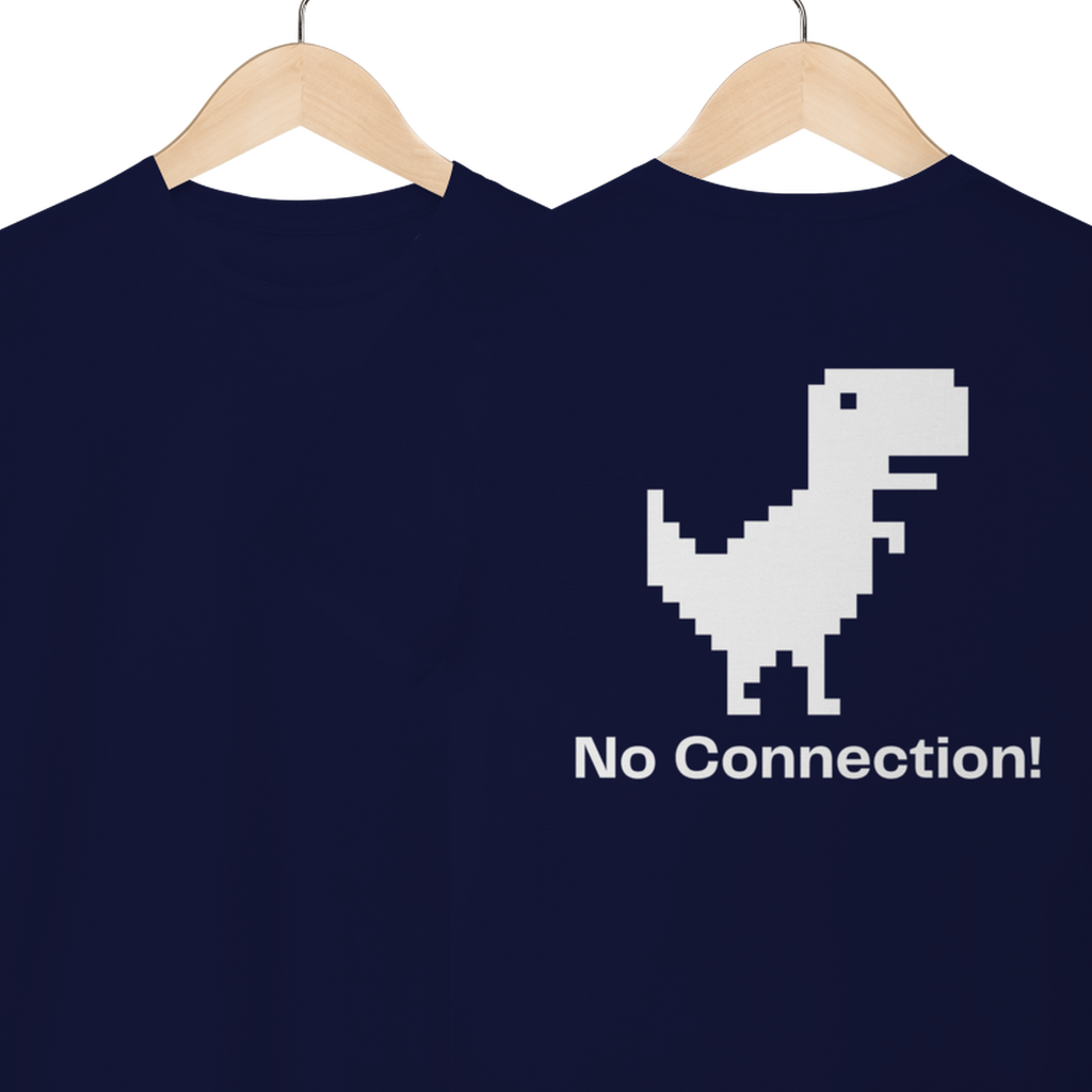 Camiseta de Algodão Estampada - Estampa no Connection