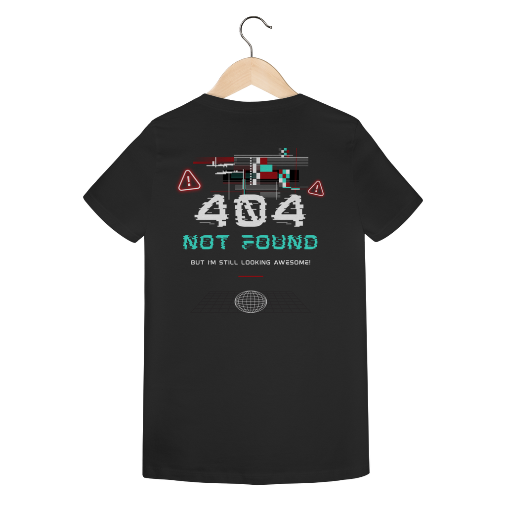 Camiseta Feminina Estampada - Estampa erro 404