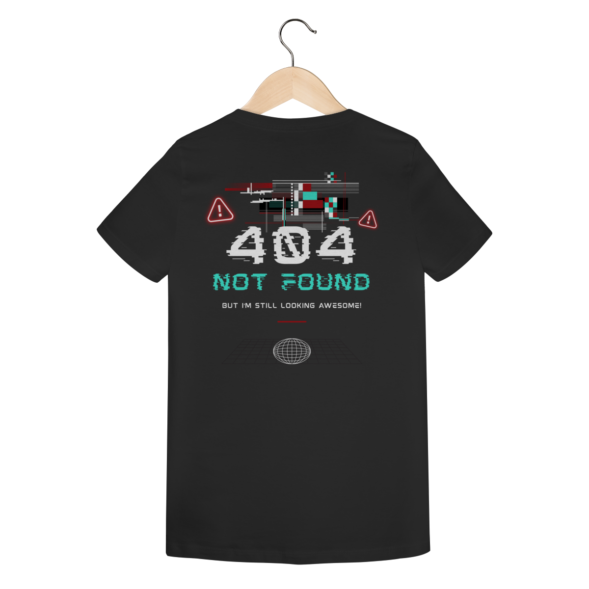 Camiseta Feminina Estampada - Estampa erro 404