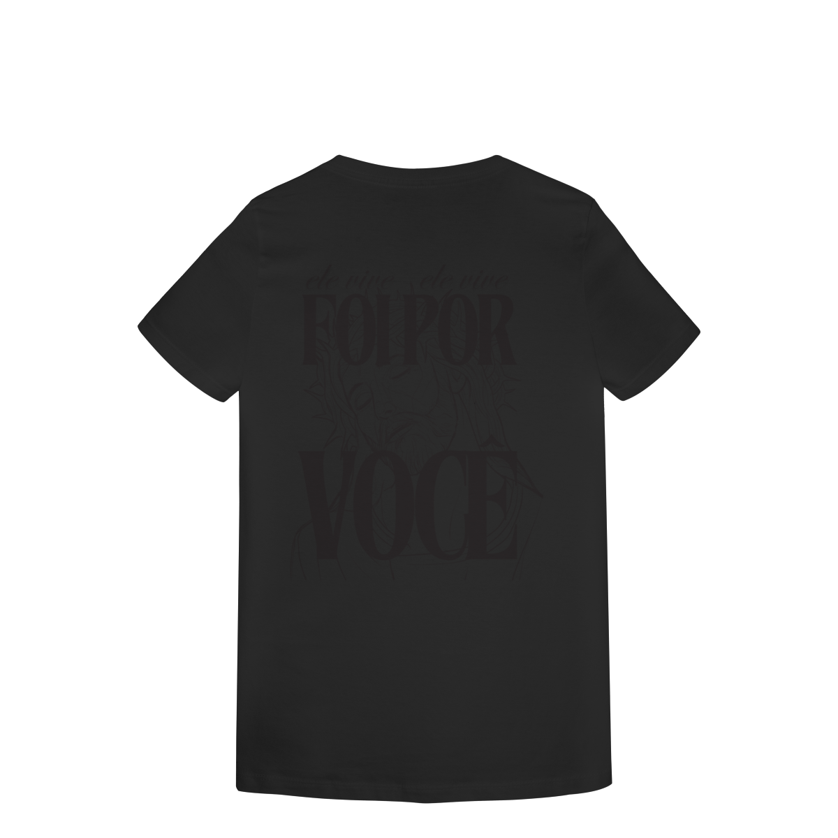 Camiseta Feminina Estampada - Estampa de Jesus