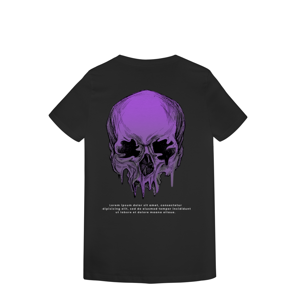 Camiseta Feminina Estampada - Estampa Caveira
