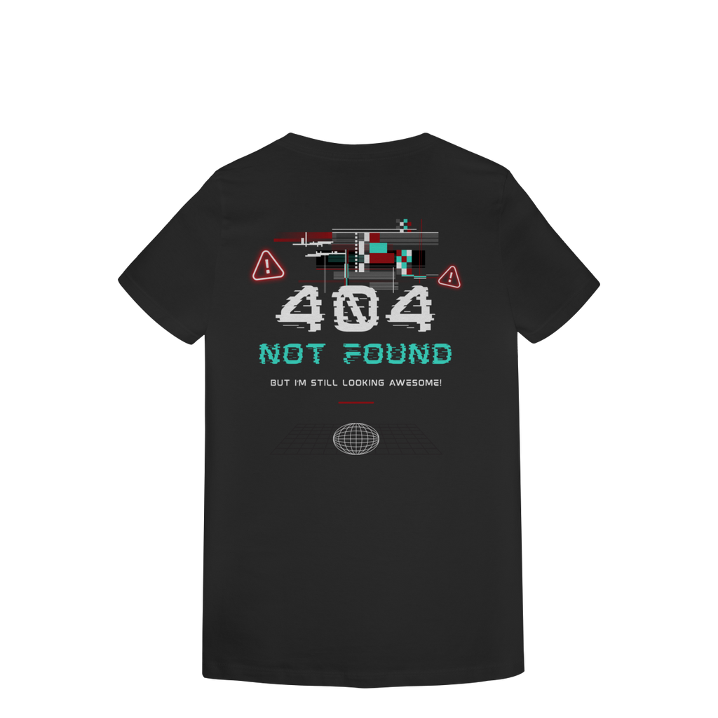 Camiseta Feminina Estampada - Estampa erro 404