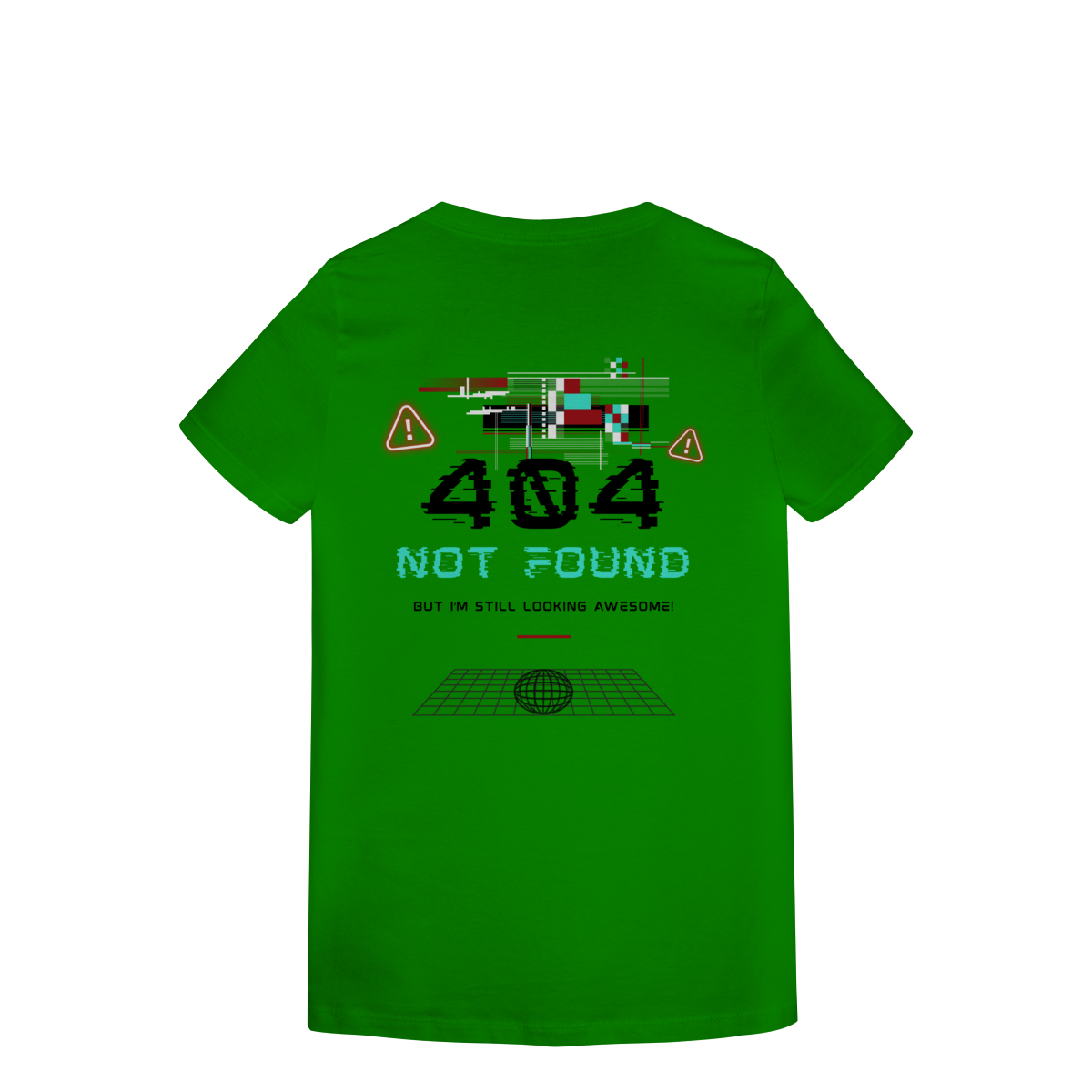 Camiseta Feminina Estampada - Estampa erro 404