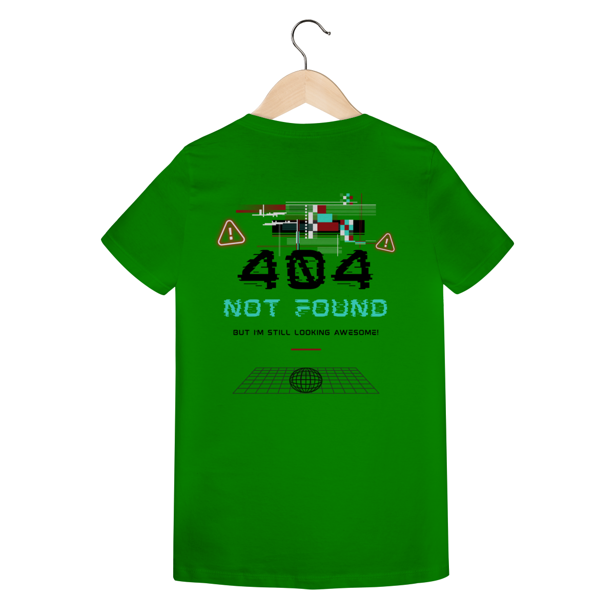 Camiseta Feminina Estampada - Estampa erro 404