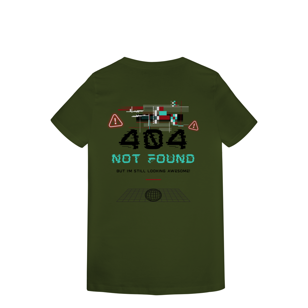 Camiseta Feminina Estampada - Estampa erro 404