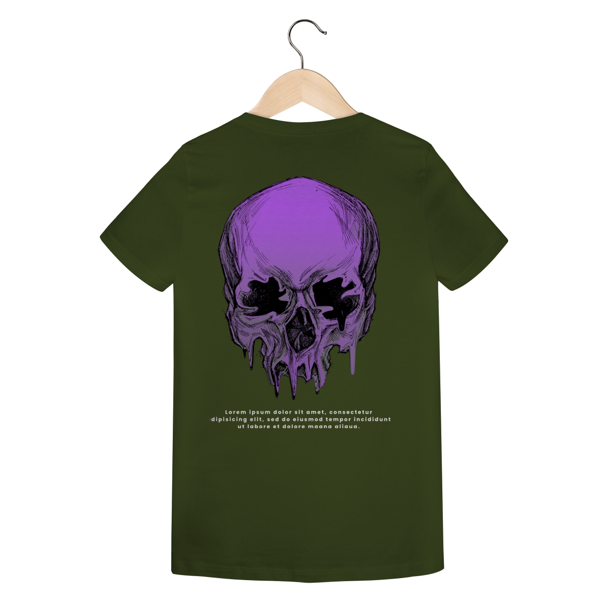 Camiseta Feminina Estampada - Estampa Caveira