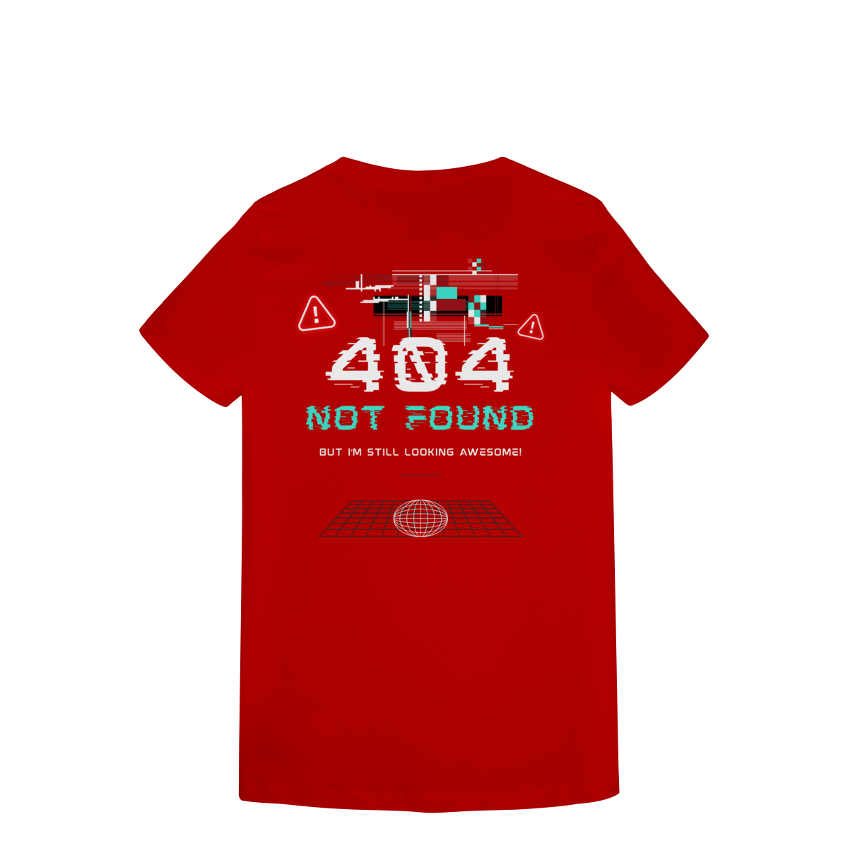 Camiseta Feminina Estampada - Estampa erro 404