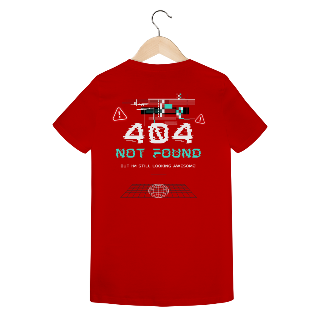Camiseta Feminina Estampada - Estampa erro 404